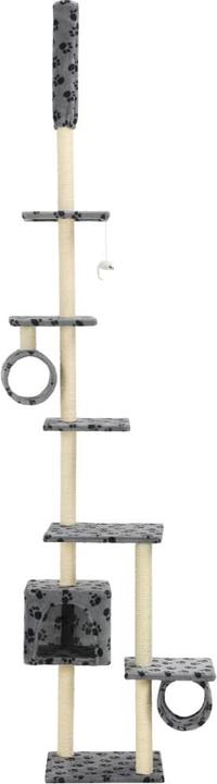 Actual product image vidaXL Kratzbaum (Beige with paw pattern)