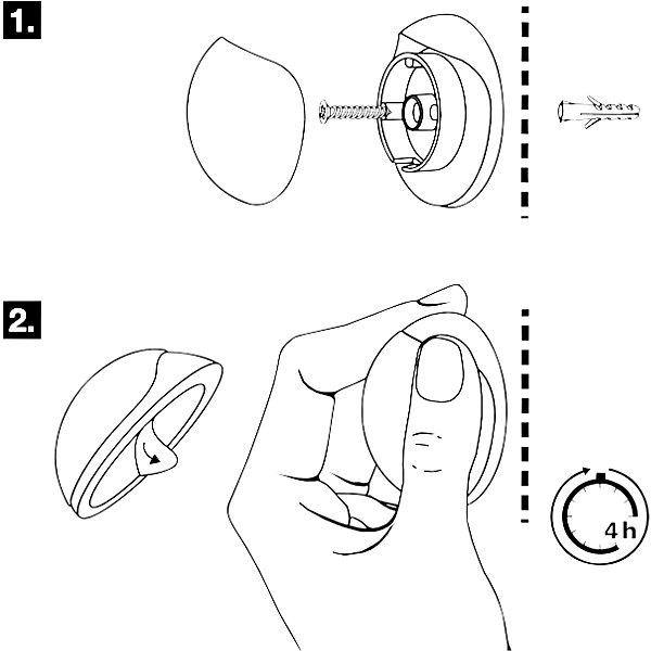 Produktbild Wagner System Wandtürpuffer SOG WALL (2 Stück)