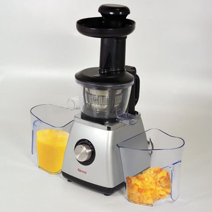 Actual product image Girmi Slow Juicer Juicer silver/black 400 Watt