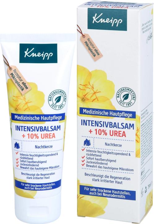 Produktbild Kneipp Intensivbalsam Nachtkerze + 10% Urea Creme, 75 ml Creme (Körpercreme, 75 ml)
