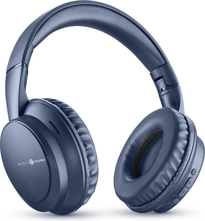 Music Sound Cuffie Bth Cellular Ms Boost Blu (8 h, Wireless)