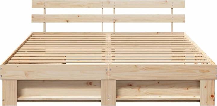 Actual product image vidaXL Holzbett (200 x 200 cm)