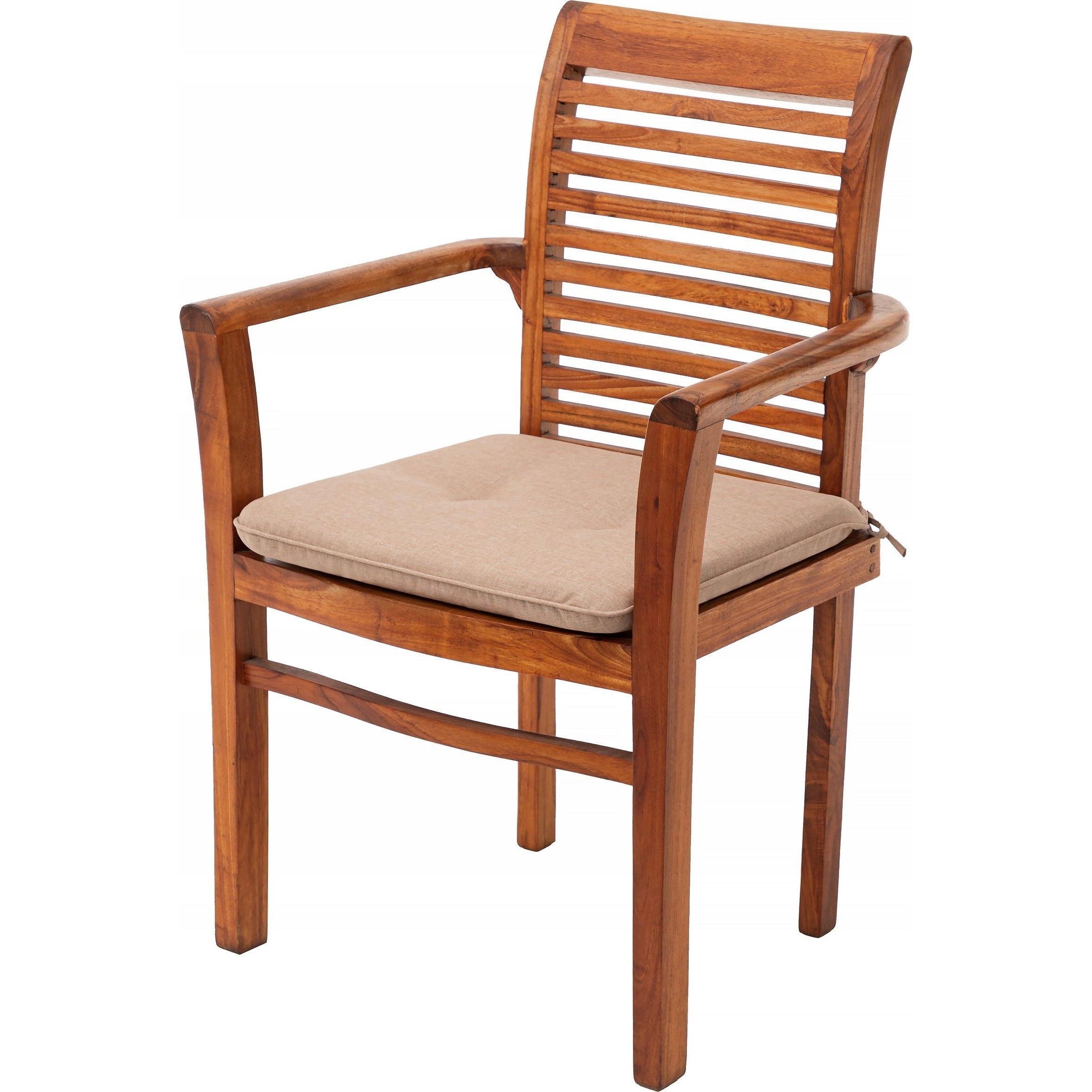 Hobbygarden, Cuscino da seduta, Poduszka Bella Beżowa (50 x 43 cm)