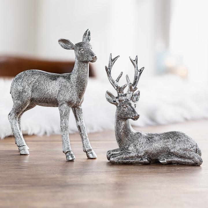 Actual product image Angela Bruderer Dekofigur "Hirsch", 2er-Set