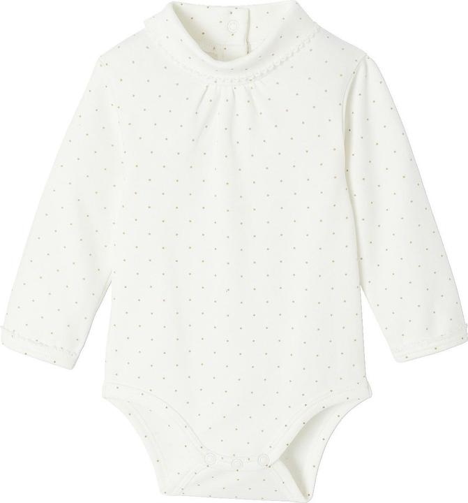 Produktbild Vertbaudet 2er-Pack Baby Bodys mit Rollkragen und langen Ärmeln (80)
