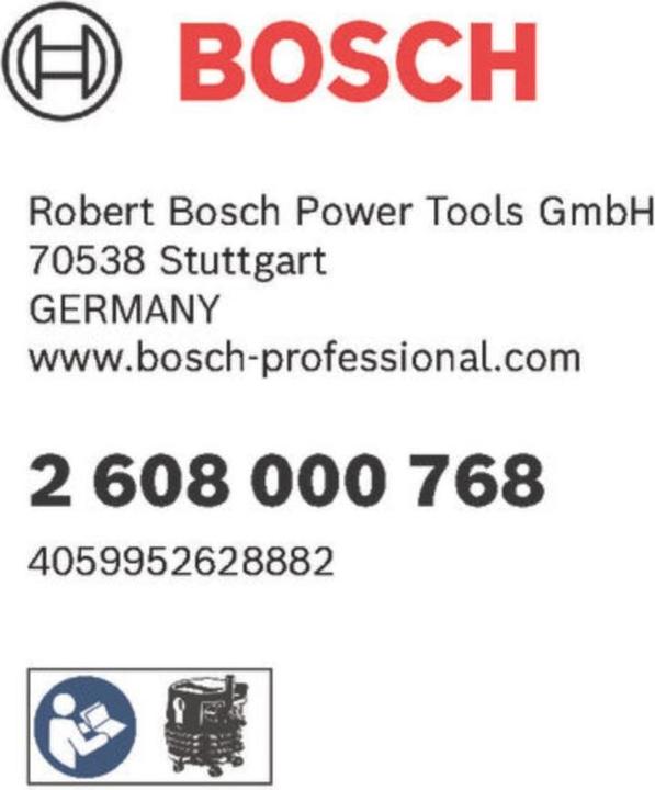 Image du produit Bosch Professional Zubehör Suceur pour fentes, 40 x 40 x 194 mm