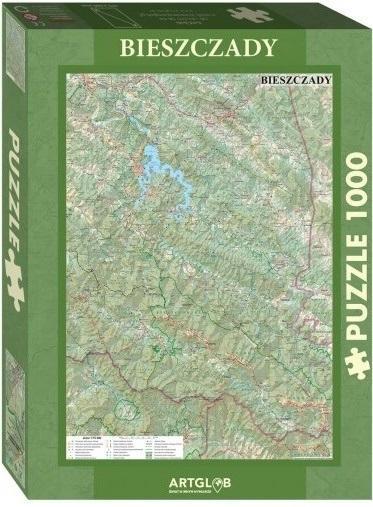 Artglob Puzzle 1000 - Tourist Map of Bieszczady (1000 pieces)