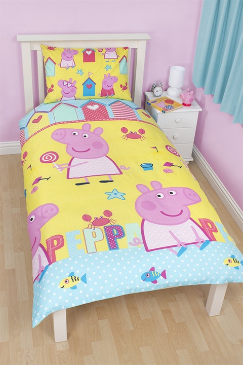 Actual product image Character World Peppa Pig bed linen Seaside 135 x 200 cm