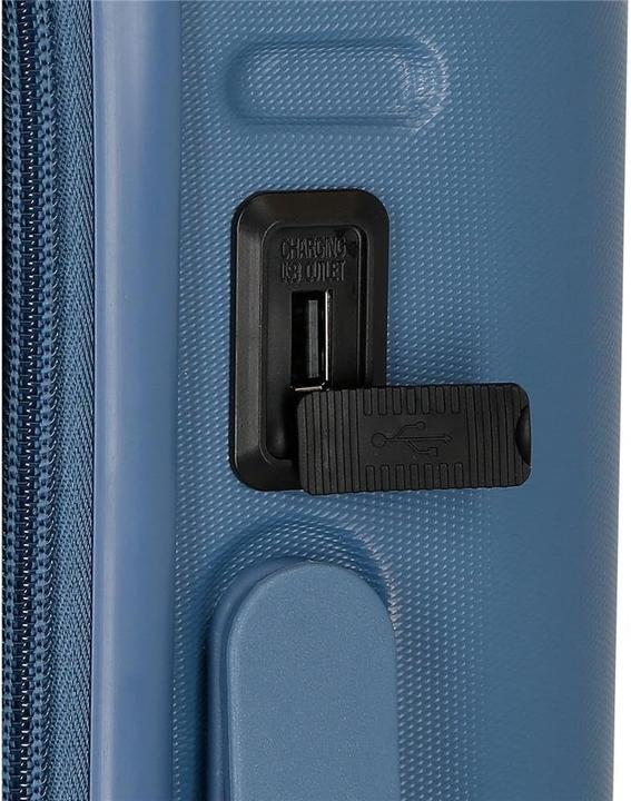 Actual product image Pepe Jeans Accent Set with TSA Lock, ABS Construction, Expandable Suitcase, Spinner Wheels