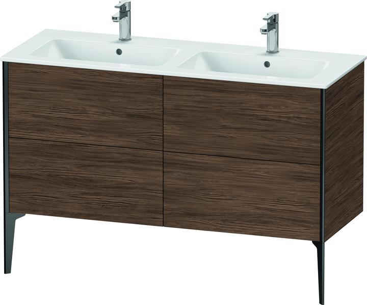 Image du produit Duravit XViu 4485 Meuble sous-lavabo vertical, 4 tiroirs, pour lavabo double ME by Starck 233613, 12 (128 x 48 x 59.5 cm)