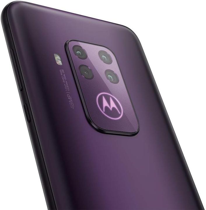 Produktbild Motorola one Zoom (6.4 Zoll) Dual-SIM Android 9.0 USB Typ-C Violett (128 GB, Cosmic Purple, 6.40", Dual SIM, 4G)