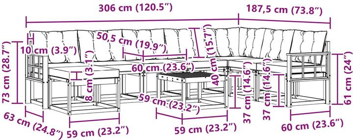 Immagine prodotto vidaXL Sofa Set
