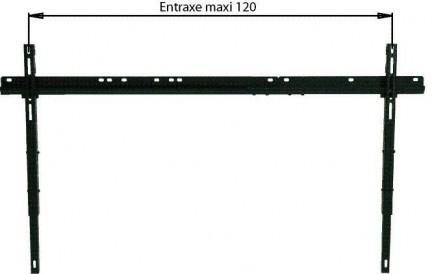 Image du produit Erard Applik XXL 45040 Support mural plat pour écran jusqu'à 100 pouces jusqu'à 120kg (Mur, 90 kg)