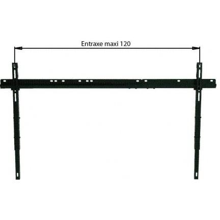 Thumbnail - Erard Applik XXL 45040 flache Monitor Wandhalterung bis 100Zoll bis 120kg (Wand, 100", 90 kg), TV Wandhalterung, Schwarz