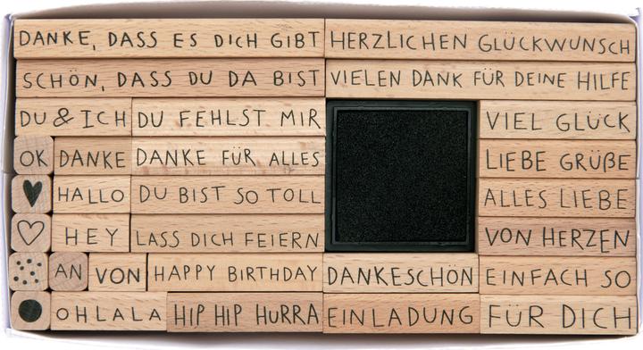 Paper Poetry Set di timbri