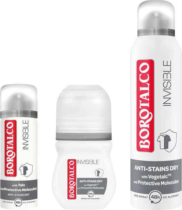 Productafbeelding Borotalco Onzichtbare Roll-on (Rol op, 50 ml)