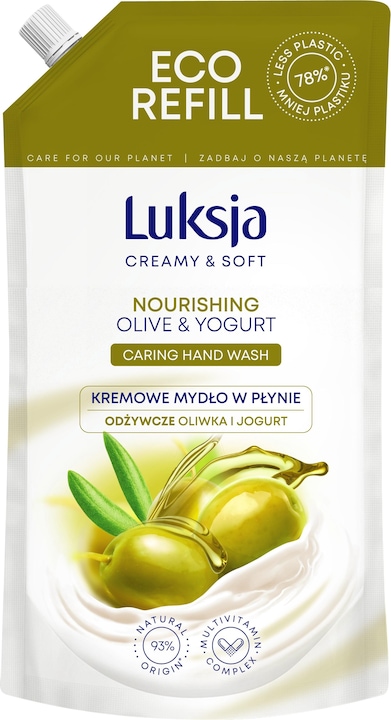 Produktbild Luksja Cremige Flssigseife, Olive, Brhe 900ml (Flüssigseife, 900 ml)
