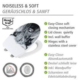 Produktbild Wenko WC-Sitz mit Absenkautomatik Yak grau
