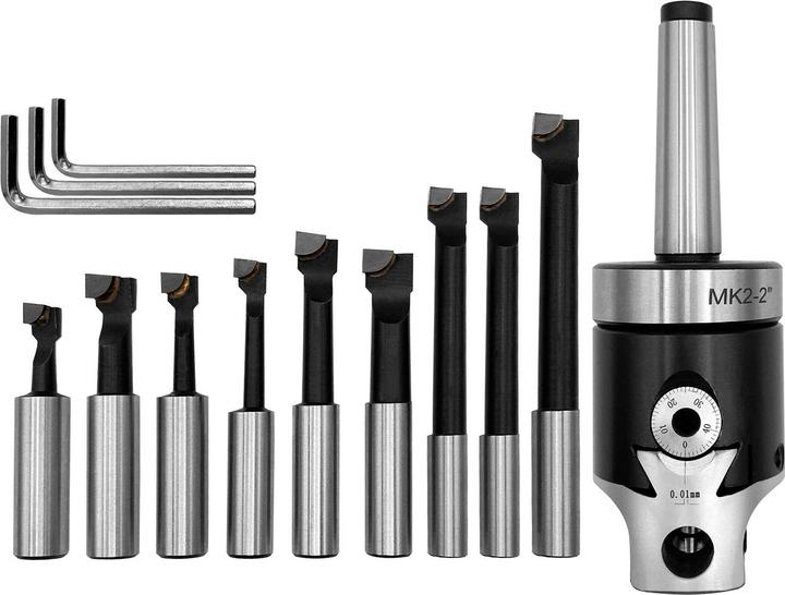 Paulimot Bohr- / Ausdrehkopf-Set 50 mm MK2 / M10