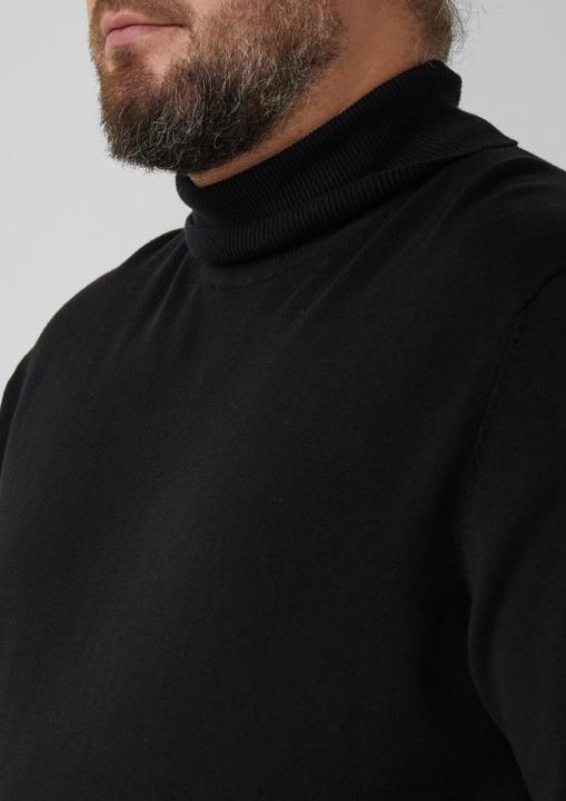 Produktbild s.Oliver Strickpullover Rollkragenpullover aus Baumwolle (3XL)