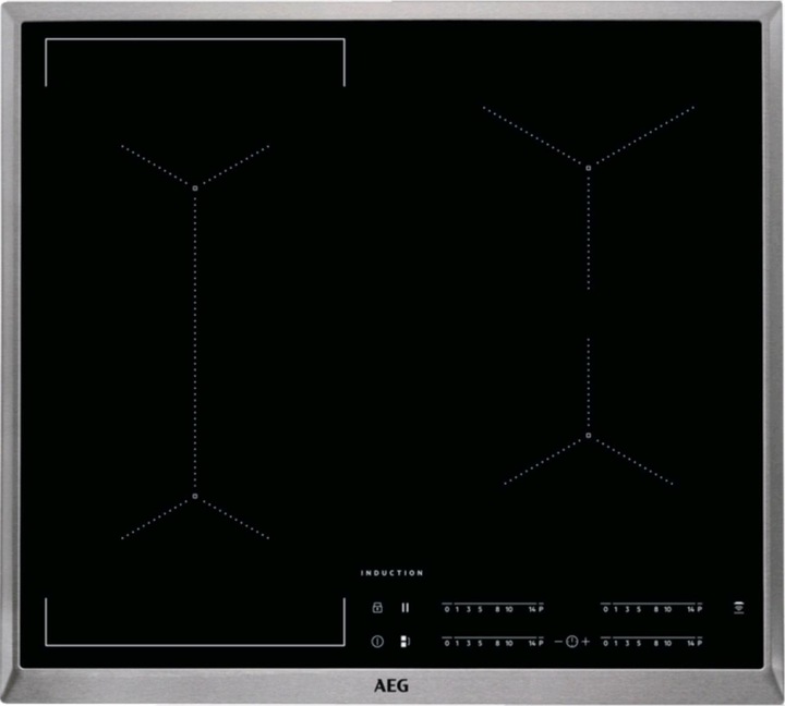 AEG APPAREILS MÉNAGERS Plaque vitrocéramique,60cm,induction,MaxiSense,edst IKE64441XB