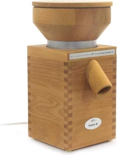 Immagine prodotto Komo Mulino per cereali Fidibus XL in legno di faggio con motore da 600 watt.