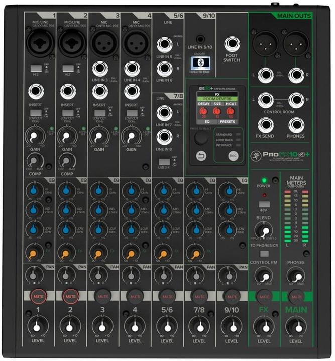 Mackie ProFX10v3+ (Studio- and Livemixer)