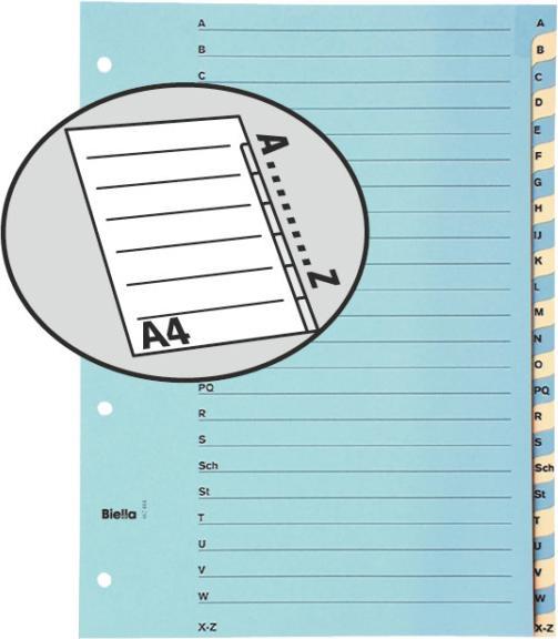 Actual product image Biella Register cardboard coloured