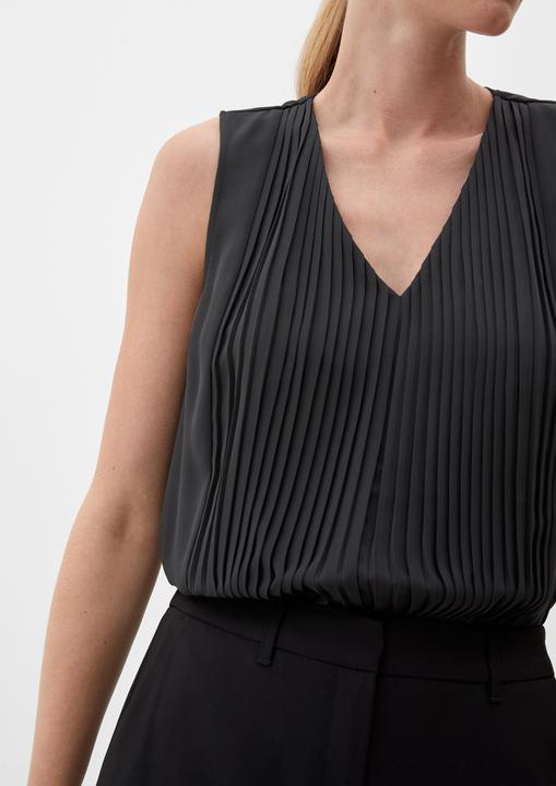 Immagine prodotto s.Oliver Bluse Blusentop mit Plisséefalten (34)