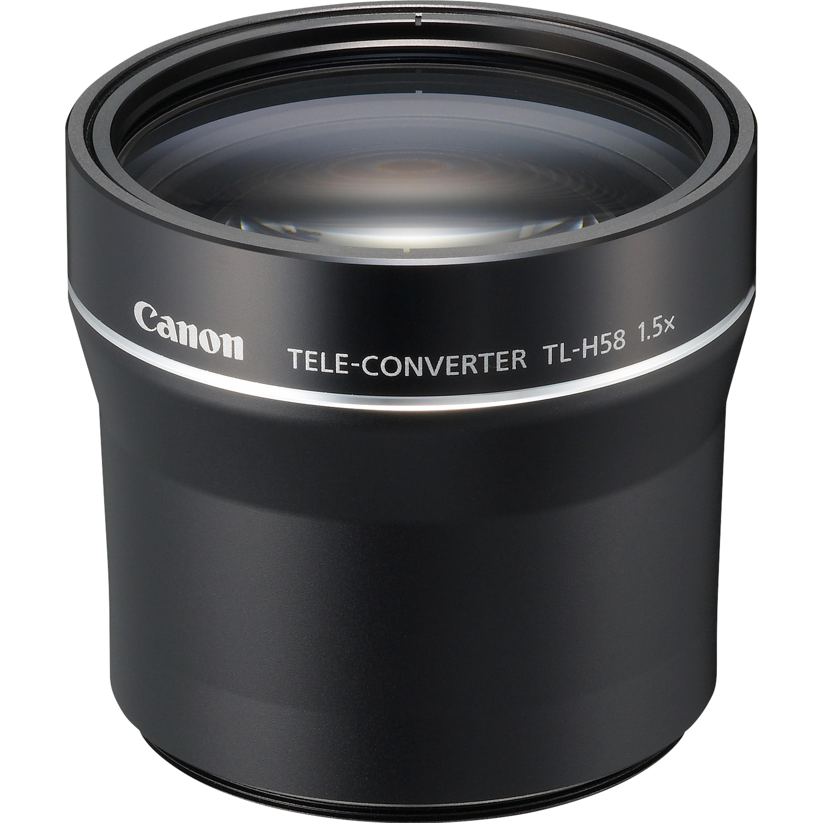 Canon TL-H58 Telekonverter (Telekonverter), Objektivkonverter, Schwarz