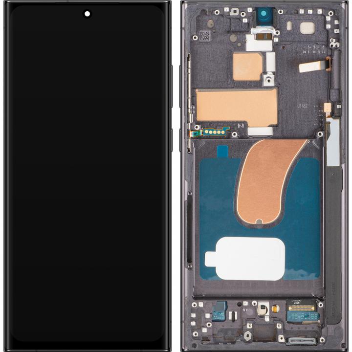 Produktbild MP Display Unit fur Galaxy S23 Ultra S918, OLED Version, Aftermarket, Black (Display, Modul)