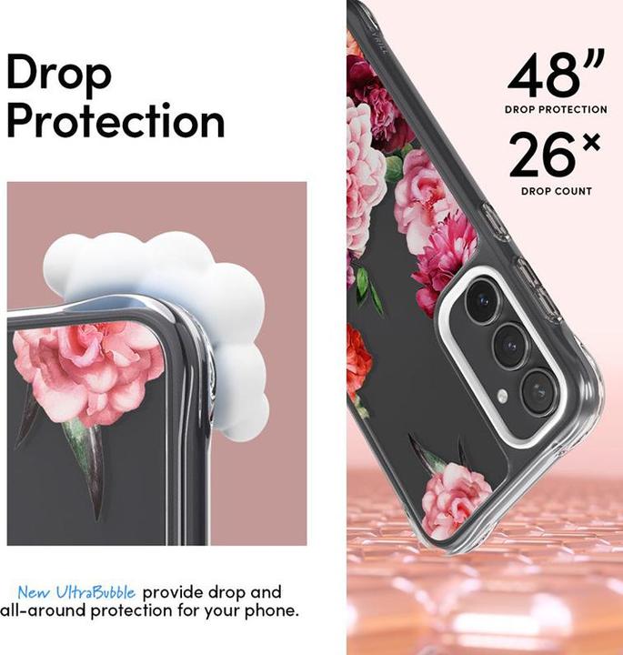 Produktbild Cyrill Cecile Sam S23 FE rose floral ACS06386 (Samsung Galaxy S23 FE)