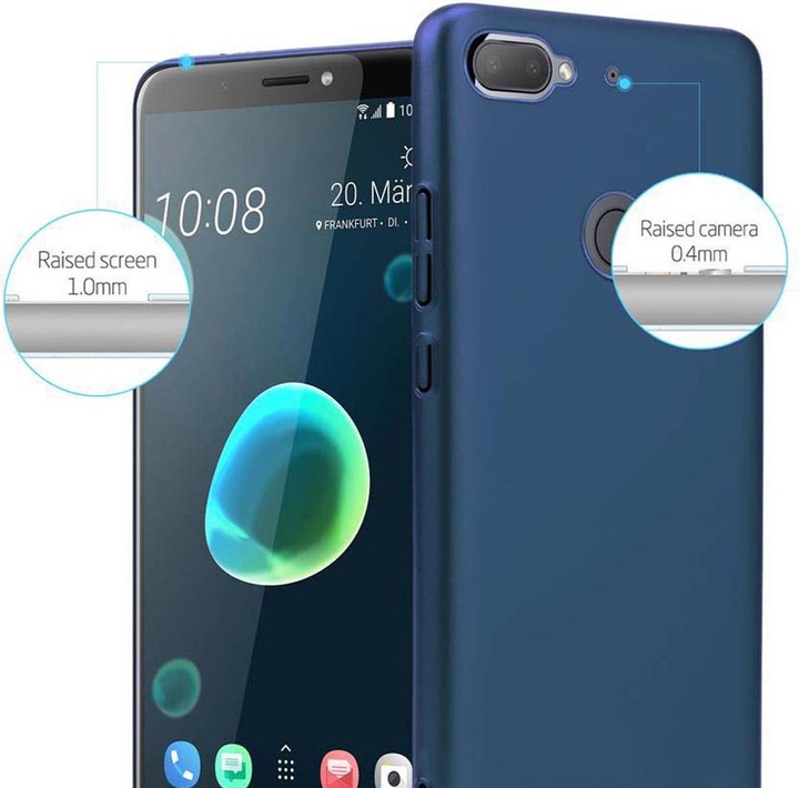 Produktbild Cadorabo Hard Cover Matt Metall Cover (HTC Desire 12+)