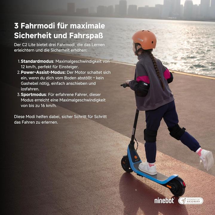 Actual product image Segway-Ninebot C2 Lite (16 km/h, 14 km, 130 W)