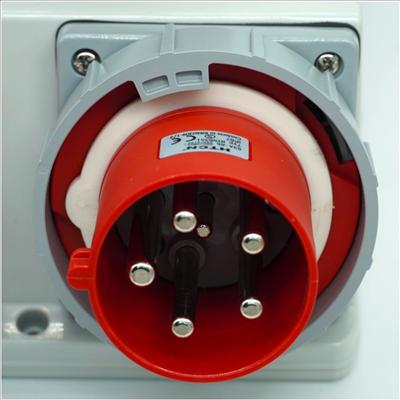 Actual product image EB Troller Baustromverteiler 63A IP44 inkl. Ständer (9 x, CEE 16/5, CEE 32/5, Type 25, Type 23, CEE 63/5)