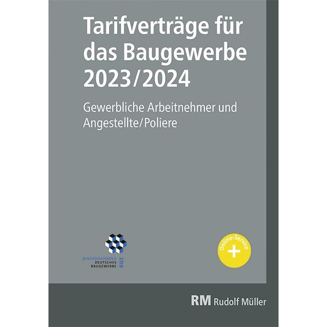 Thumbnail - Tarifverträge für das Baugewerbe 2023/2024, Fachbücher von Heribert Jöris