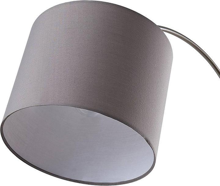 Immagine prodotto Lindby Lampada da terra Keriba, nichel/taupe (E27)