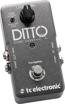 Actual product image TC Electronic Ditto Stereo Looper Pedal Black (Guitar)