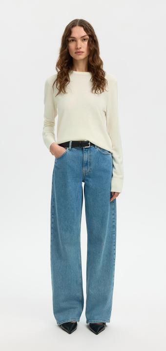 Produktbild Selected Slfthea Ls Knit Merino O-Neck Noos (S)