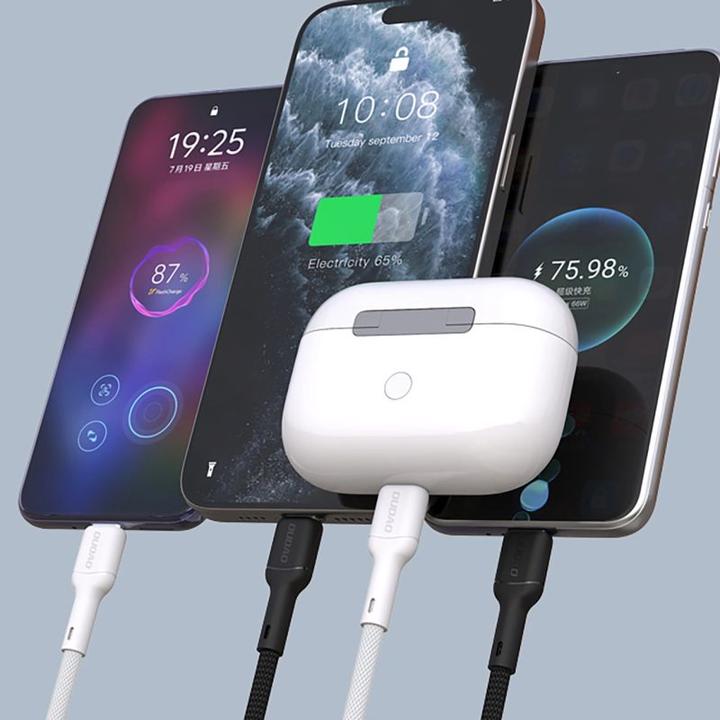 Image du produit Dudao L9C USB-C - USB-C 65W 2m. Black (2 m, 65 W)