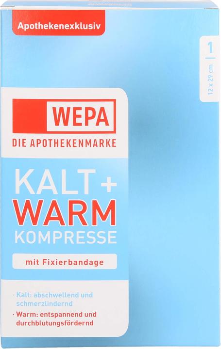 Wepa Cold & warm compress 12 x 29 cm with fixation bandage, 1 pc. compresses (1 x)