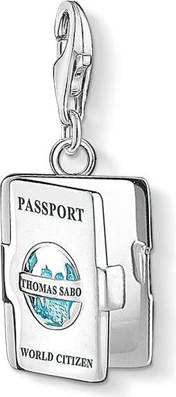 Produktbild Thomas Sabo Charm-Anhänger Reisepass (Silber)
