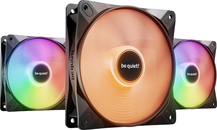 Actual product image be quiet! LIGHT WINGS LX 120mm PWM Triple-Pack (120 mm, 3 x)