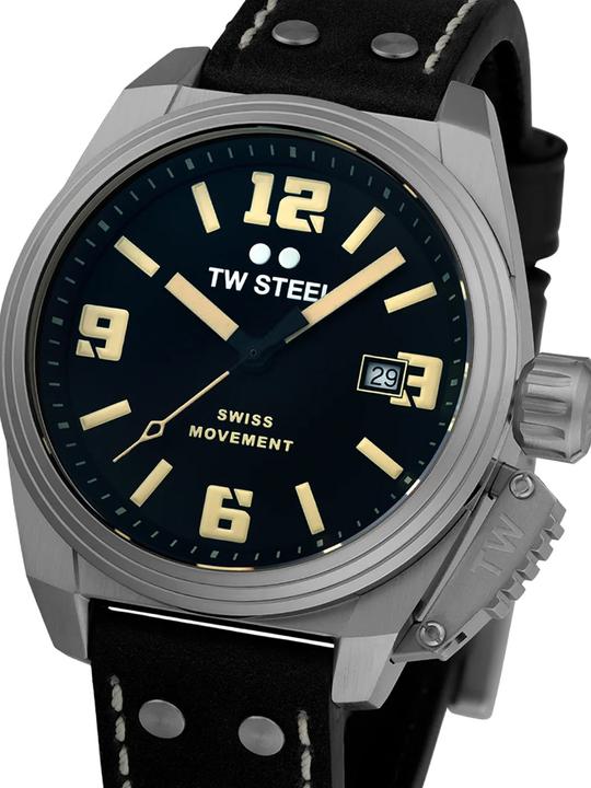 Immagine prodotto TW-Steel TW1101 Orologio da uomo Canteen 42mm 10ATM (Orologio da polso analogico, 42 mm)