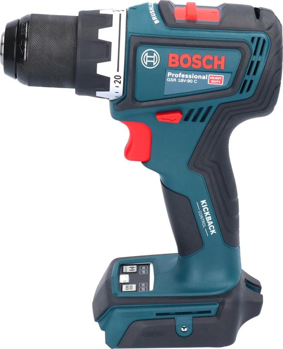 Actual product image Bosch Professional Bosch GSR 18V-90 C Professional cordless drill driver 18 V 64 Nm brushless + 1x rechargeable (Rechargeable battery operated)
