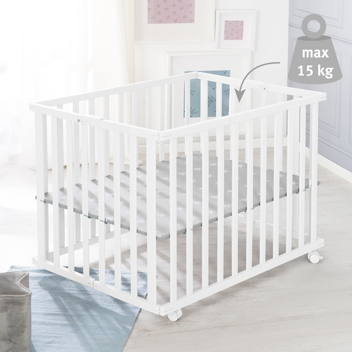 Produktbild Roba klappbares Laufgitter Little Stars (74 cm, 100 cm, MDF)