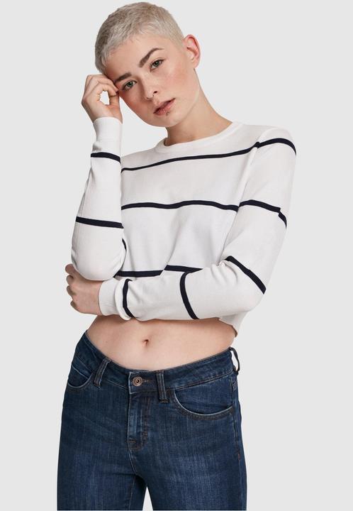 Produktbild Urban Classics Ladies Short Striped Sweater (XL)