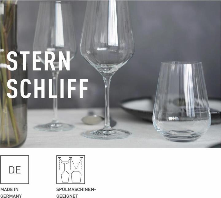 Actual product image Ritzenhoff Red Wine & Water Glasses Star Cut (57 cl, 12 Glasses, Red wine glasses)