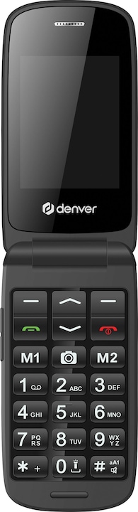Actual product image Denver Mobile BAS-24400EB, Dual SIM black (2.40", 0.30 Mpx, 2G)