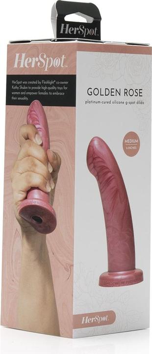 Produktbild Fleshlight HerSpot Dildo Golden Rose Medium
